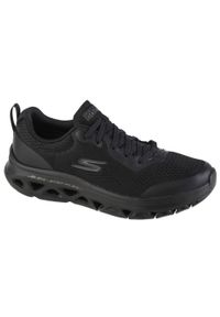 skechers - Buty do biegania męskie, Skechers Go Run Glide-Step Flex. Kolor: czarny. Sport: bieganie