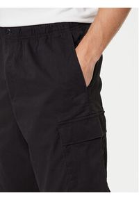 Calvin Klein Jeans Spodnie materiałowe LV040EM616 Czarny Straight Fit. Kolor: czarny. Materiał: bawełna #3