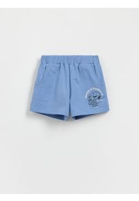 Reserved - Szorty Snoopy - granatowy. Kolor: niebieski. Materiał: bawełna #1