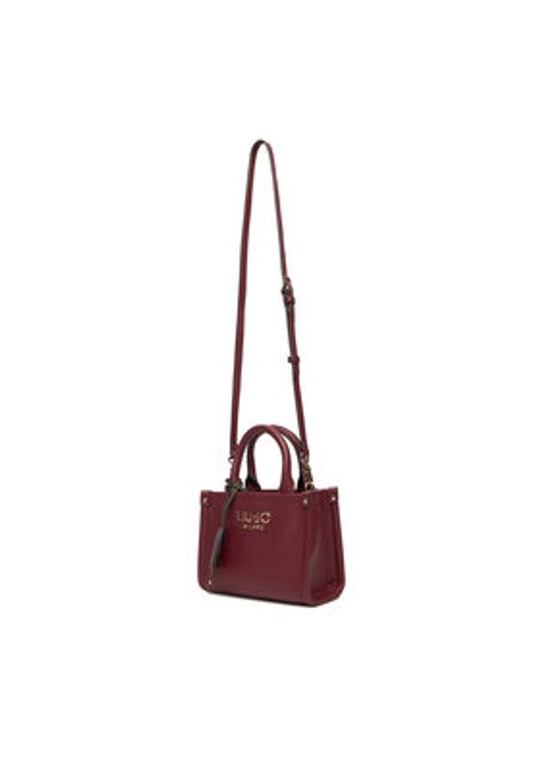 Liu Jo Torebka Esc XS Tote AF5102 E0058 Bordowy. Kolor: czerwony. Materiał: skórzane