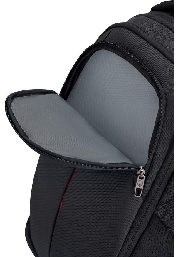 Plecak Samsonite 155196 1041 15.6'' Guardit 3.0 czarny. Kolor: czarny. Materiał: materiał, tkanina. Styl: biznesowy, klasyczny, casual