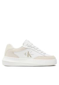 Calvin Klein Jeans Sneakersy Chunky Cupsole Lace Skater Btw YW0YW01452 Biały. Kolor: biały #1