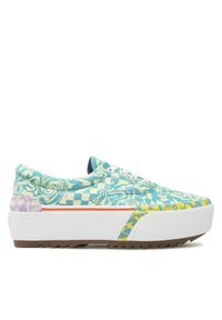 Vans Tenisówki Era Stacked VN0A4BTOCE51 Zielony. Kolor: zielony. Materiał: materiał #1