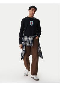 RVCA Longsleeve Dayshift EVYZT00306 Czarny Regular Fit. Kolor: czarny. Materiał: bawełna. Długość rękawa: długi rękaw #3