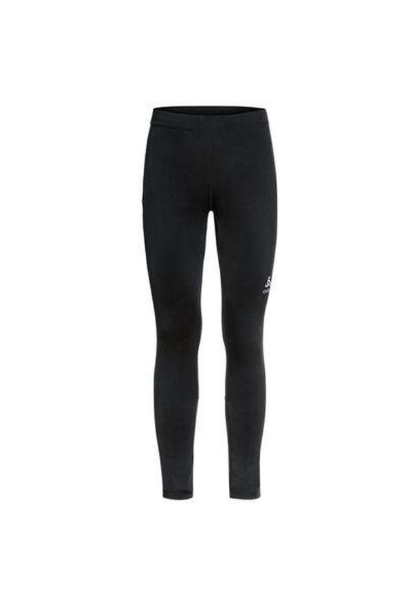Legginsy męskie Odlo Tights ESSENTIAL. Kolor: szary, czarny, wielokolorowy. Sport: bieganie