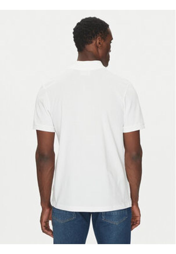 Scotch & Soda Polo 179201 Biały Regular Fit. Typ kołnierza: polo. Kolor: biały. Materiał: bawełna