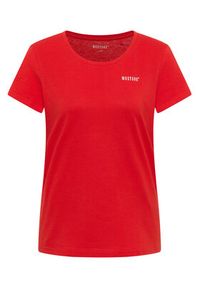 Mustang T-Shirt Alma 1016748 Czerwony Regular Fit. Kolor: czerwony. Materiał: bawełna #2