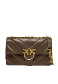 Pinko - PINKO Torebka 104549 A2OS Brązowy. Kolor: brązowy. Materiał: skórzane