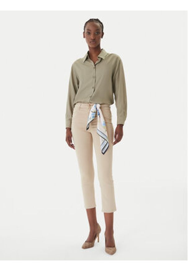 Guess Jeansy W5GA91 W93CM Beżowy Skinny Fit. Kolor: beżowy