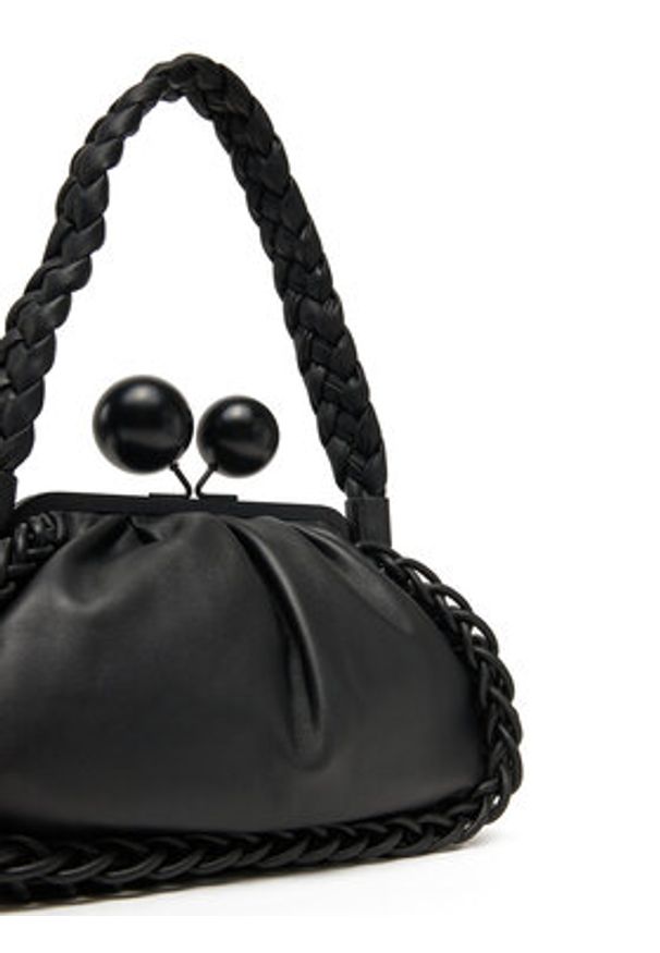 Weekend Max Mara Torebka Lecitopv 2515511194650 Czarny. Kolor: czarny. Materiał: skórzane