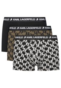 Karl Lagerfeld - KARL LAGERFELD Komplet 3 par bokserek A4M47001 Kolorowy. Materiał: bawełna. Wzór: kolorowy