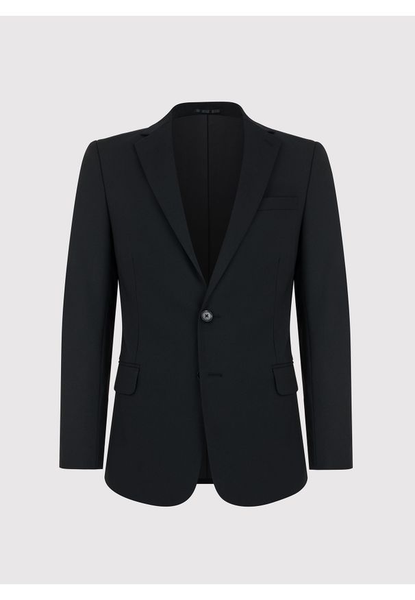Pako Lorente - PAKO LORENTE – Marynarka garniturowa w kolorze czarnym. Kolor: czarny. Materiał: wełna. Styl: klasyczny