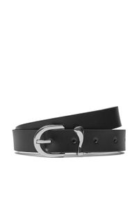 Calvin Klein Pasek Damski Round Organic Loop Belt 2.5 K60K611930 Czarny. Kolor: czarny. Materiał: skóra #1