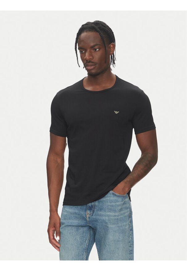 Emporio Armani Underwear Komplet 2 t-shirtów EM000391 AF10800 MC106 Kolorowy Regular Fit. Materiał: bawełna. Wzór: kolorowy