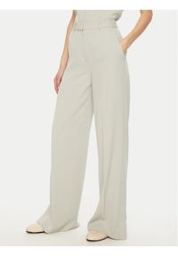 Calvin Klein Spodnie palazzo K20K207876 Szary Wide Leg. Kolor: szary. Materiał: syntetyk