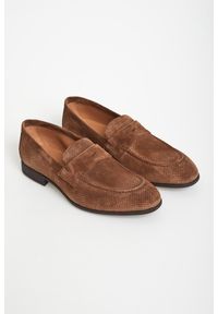 Baldinini - Mokasyny męskie zamszowe BALDININI. Materiał: zamsz #1