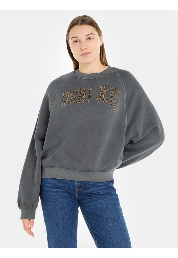 Bluza Tommy Jeans. Kolor: szary
