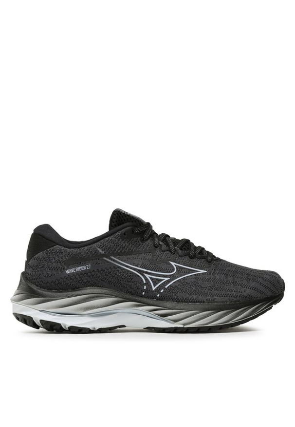 Mizuno Buty do biegania Wave Rider 27 J1GD2303 Czarny. Kolor: czarny. Materiał: mesh, materiał. Model: Mizuno Wave