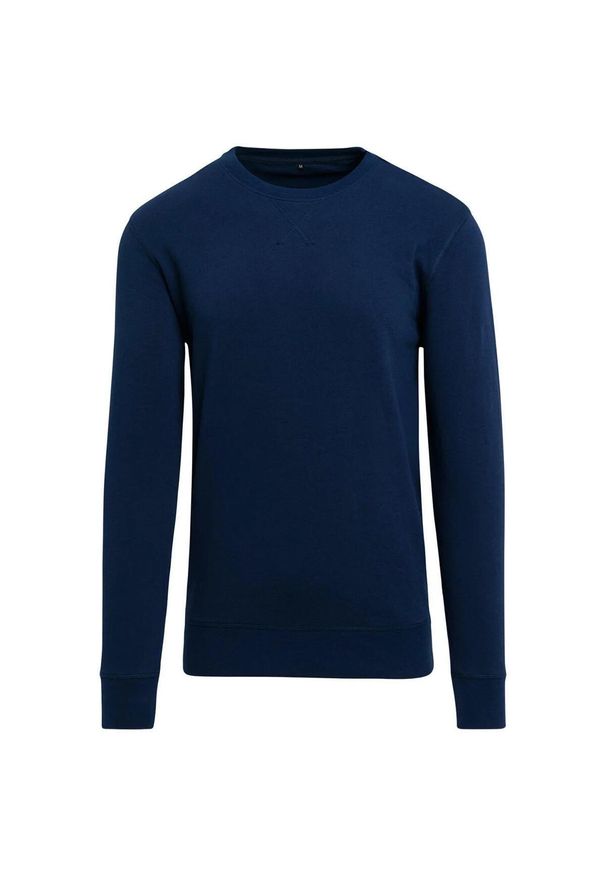 BUILD YOUR BRAND - Bluza Rozpinana Dla Dorosłych Unisex Light Crew Neck. Kolor: niebieski