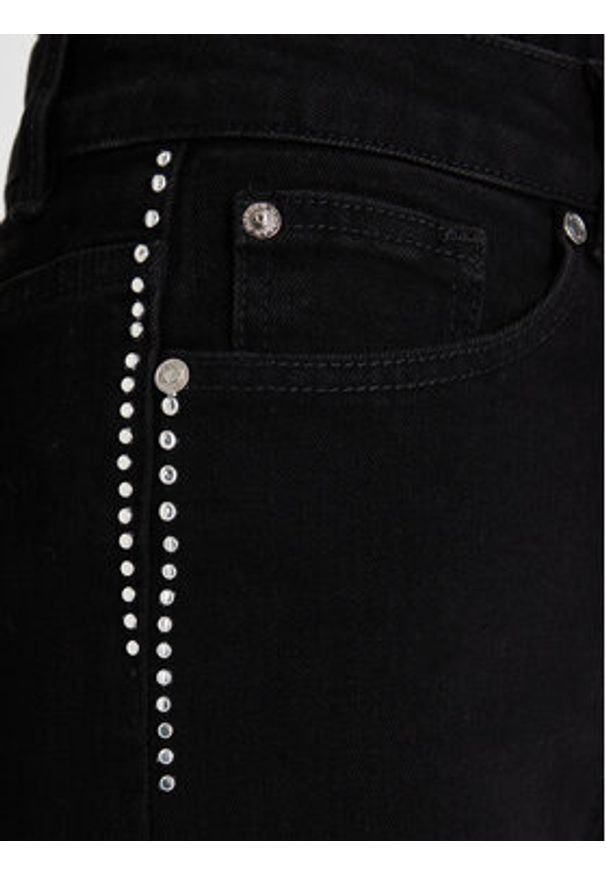 Morgan Jeansy 252-PAVI Czarny Slim Fit. Kolor: czarny