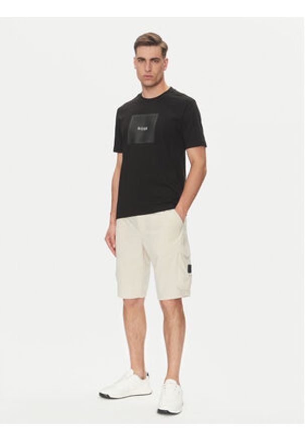 BOSS Szorty sportowe S_Urbanex-Cargo 50534318 Beżowy Tapered Fit. Kolor: beżowy. Styl: sportowy