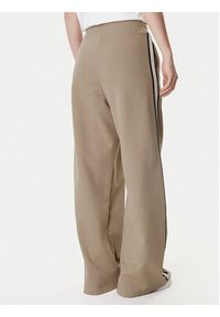 Weekend Max Mara Spodnie dresowe Perdoni 2615781051 Beżowy Wide Leg. Kolor: beżowy. Materiał: bawełna #2