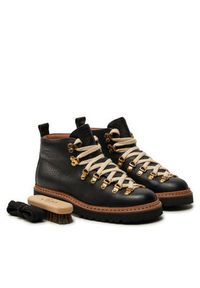 Fracap Trapery Magnifico M120 Czarny. Kolor: czarny. Materiał: skóra