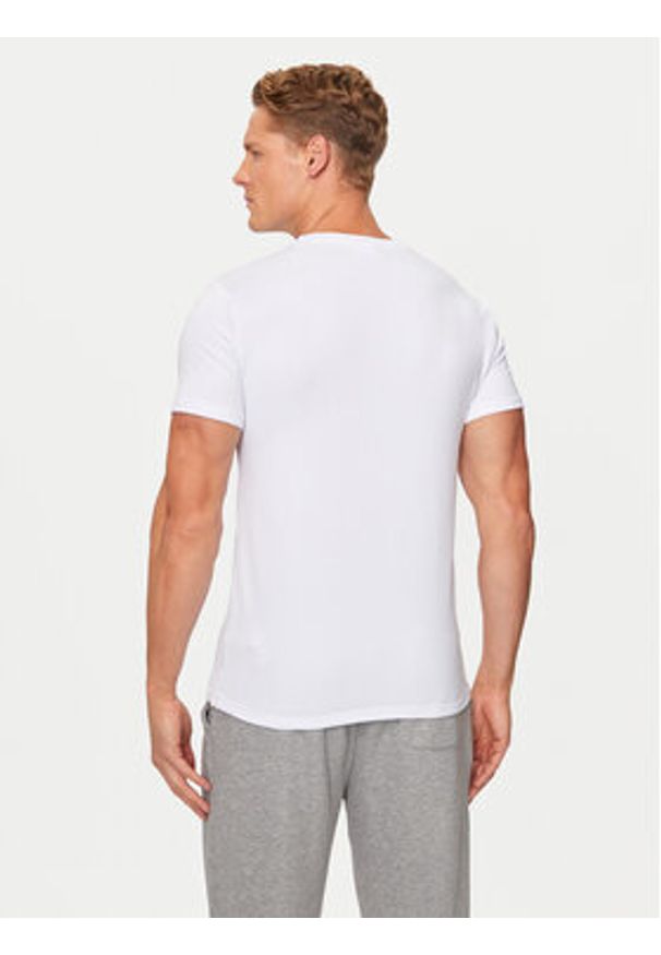 YSABEL MORA - Ysabel Mora T-Shirt 70103 Biały Slim Fit. Kolor: biały. Materiał: syntetyk