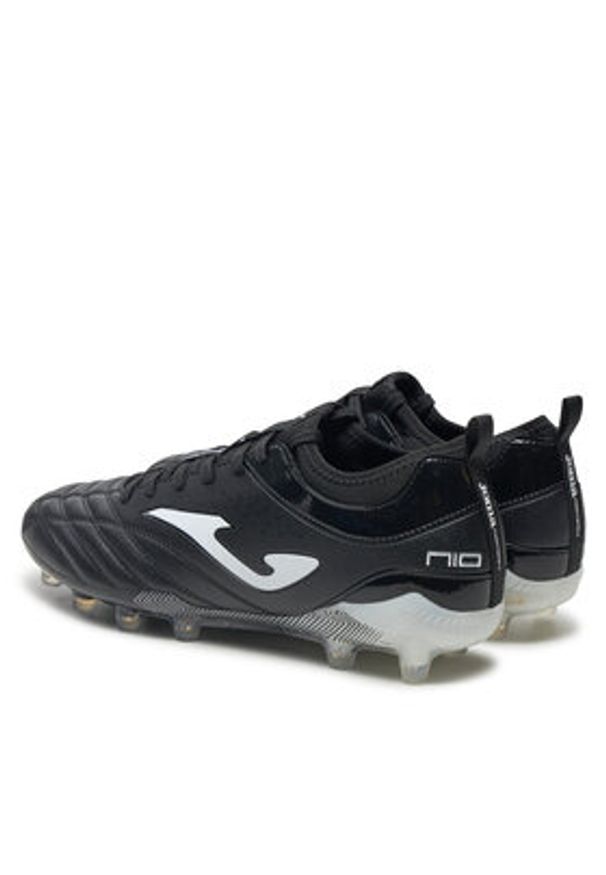 Joma Buty do piłki nożnej Numero-10 Firm Ground N10W2401FG Czarny. Kolor: czarny. Materiał: skóra