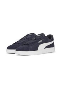 Puma - Buty do chodzenia męskie PUMA Smash 3.0. Kolor: niebieski, wielokolorowy, biały. Materiał: guma, syntetyk, materiał. Sport: turystyka piesza