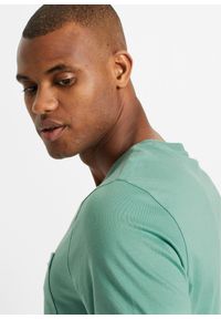 bonprix - T-shirt z czystej bawełny organicznej (2 szt.). Kolor: zielony. Materiał: bawełna. Wzór: aplikacja #3