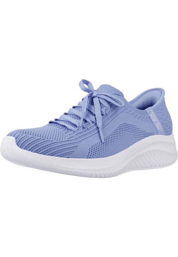 skechers - Tenisówki Skechers Model Slip-ins: Ultra Flex 3.0 Tonal Stretc Kolor Niebieski. Kolor: niebieski. Materiał: tkanina. Model: Skechers Sport. Sport: turystyka piesza