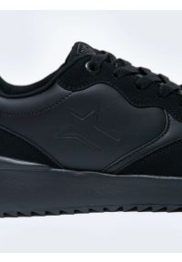 Big-Star - Sneakersy męskie czarne MM174133 906. Okazja: na co dzień. Wysokość cholewki: przed kostkę. Kolor: czarny. Materiał: jeans, dresówka, materiał. Szerokość cholewki: normalna. Sport: fitness #7