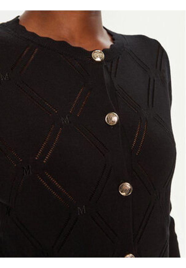 Marciano Guess Kardigan 5RGR22 5857Z Czarny Regular Fit. Kolor: czarny. Materiał: wiskoza, syntetyk