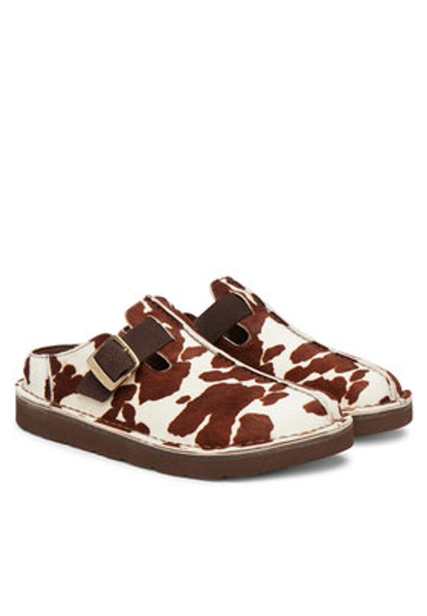 Clarks Klapki Solsbury Mule. 26186592 Brązowy. Kolor: brązowy. Materiał: skóra