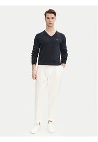 Aeronautica Militare Sweter 251MA1504L506 Granatowy Regular Fit. Kolor: niebieski. Materiał: bawełna #3