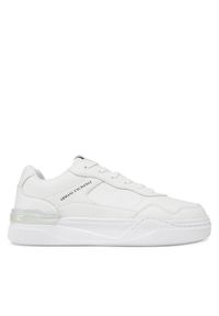 Armani Exchange Sneakersy XUX219 XV857 01015 Biały. Kolor: biały. Materiał: skóra