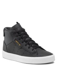 Adidas - adidas Buty Sleek Mid W EE4727 Czarny. Kolor: czarny. Materiał: skóra #7