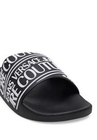 Versace Jeans Couture Klapki 78YA3SQ1 Czarny. Kolor: czarny