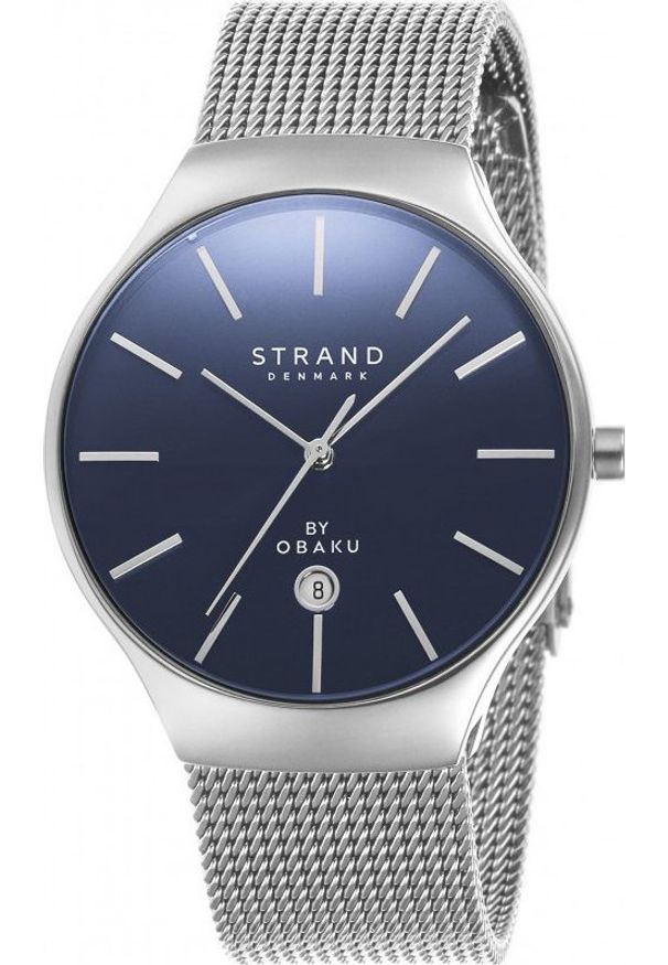 Zegarek Strand Zegarek męski Strand S701GDCLMC srebrny. Kolor: srebrny