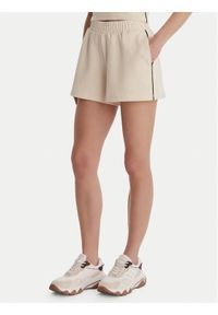 Guess Szorty sportowe V6GD08 K3004 Écru Relaxed Fit. Materiał: wiskoza #1
