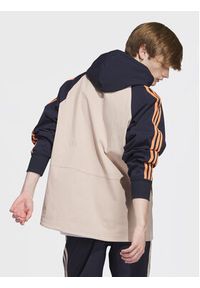 Adidas - adidas Bluza SST Hooded Windbreaker IC5537 Brązowy Regular Fit. Kolor: brązowy. Materiał: syntetyk #7