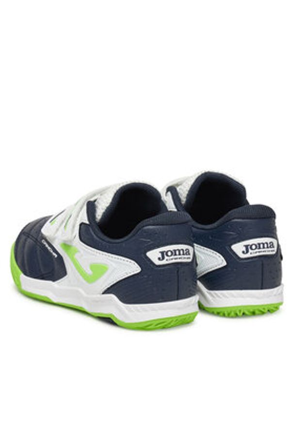 Joma Buty do piłki nożnej Cancha Jr 2503 CAJS2503INV Niebieski. Kolor: niebieski. Materiał: skóra