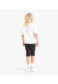 Komplet dziecięcy koszulka + legginsy Diadora JG Set Hoops Junior. Kolor: czarny, biały, wielokolorowy