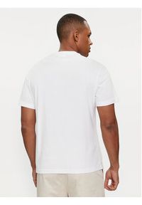 Calvin Klein T-Shirt Square Logo K10K112503 Biały Regular Fit. Kolor: biały. Materiał: bawełna