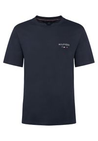 TOMMY HILFIGER - Tommy Hilfiger T-Shirt Brand Love MW0MW41456 Granatowy Regular Fit. Kolor: niebieski. Materiał: bawełna #1