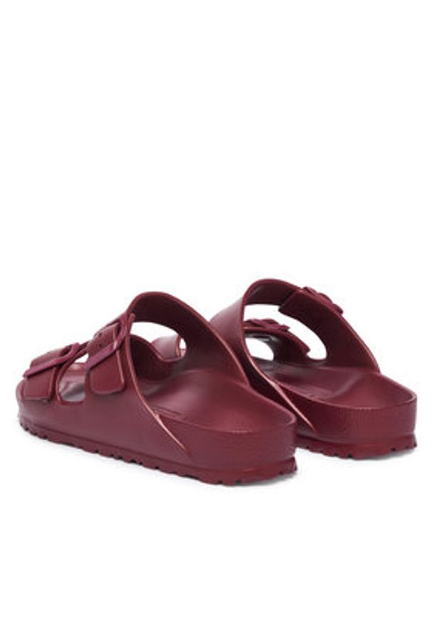 Birkenstock Klapki Arizona 1032862 Bordowy. Kolor: czerwony. Materiał: syntetyk