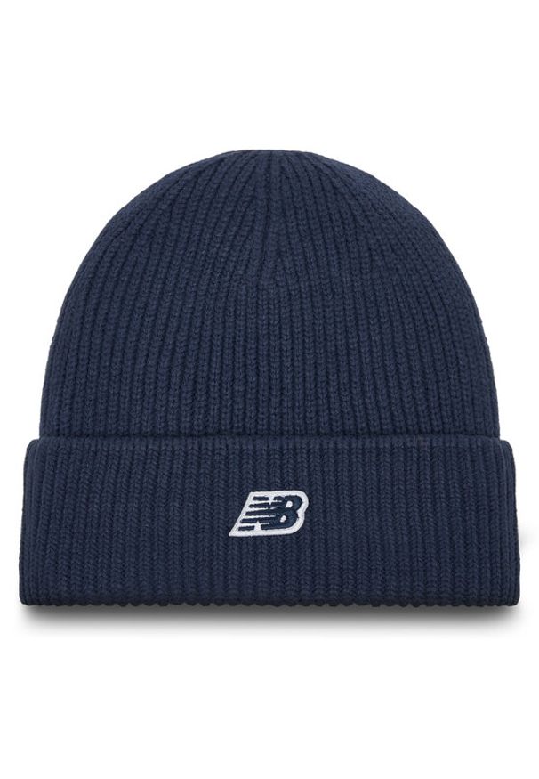 New Balance Czapka Winter Watchman Beanie Patch V3.0 LAH53008NNY Niebieski. Kolor: niebieski. Materiał: akryl, materiał