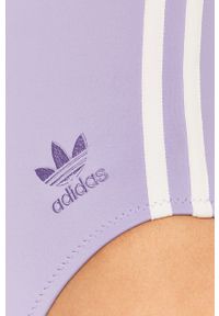 adidas Originals Strój kąpielowy. Kolor: fioletowy. Materiał: materiał #4