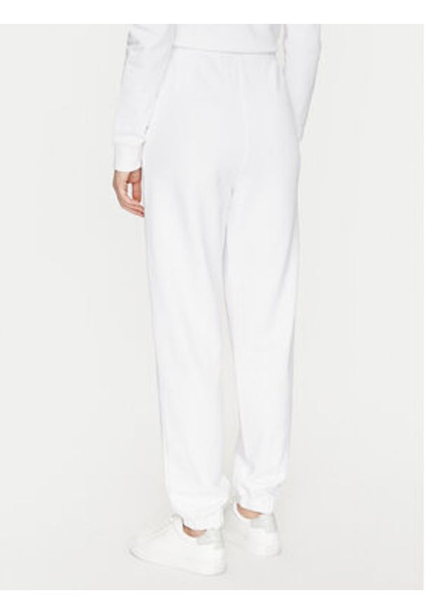 Guess Spodnie dresowe W5RB63 K68I4 Biały Regular Fit. Kolor: biały. Materiał: bawełna